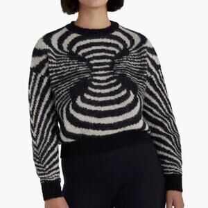 Paloma Wool Matrix Abstract Print Pullover Sweater Size Small